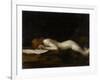 La femme qui lit : La Liseuse (recto)-Jean Jacques Henner-Framed Giclee Print