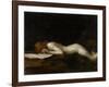 La femme qui lit : La Liseuse (recto)-Jean Jacques Henner-Framed Giclee Print