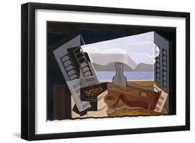 La Fenetre Ouverte (The Open Window)-Juan Gris-Framed Giclee Print