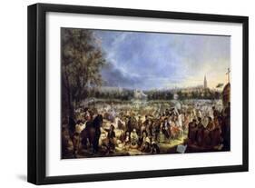 La Feria De Sevilla, 1847-Andres Cortes-Framed Giclee Print