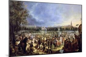 La Feria De Sevilla, 1847-Andres Cortes-Mounted Giclee Print