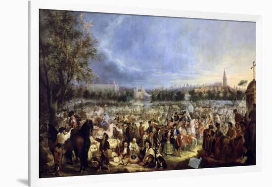 La Feria De Sevilla, 1847-Andres Cortes-Framed Giclee Print