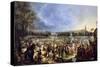 La Feria De Sevilla, 1847-Andres Cortes-Stretched Canvas