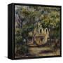 La Ferme des Colettes-Pierre-Auguste Renoir-Framed Stretched Canvas