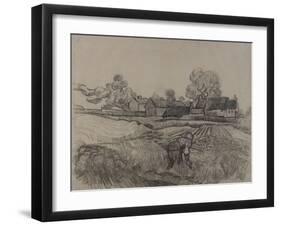 La Ferme du père Eloi-Vincent van Gogh-Framed Giclee Print