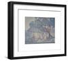 La Ferme, Matin-Henri Edmond Cross-Framed Premium Giclee Print
