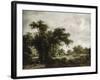 La ferme-Meindert Hobbema-Framed Giclee Print