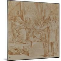 La fermeté de Mucius Scevola-null-Mounted Giclee Print