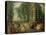 La Fete Champetre, a Country Celebration-Jean Antoine Watteau-Stretched Canvas