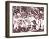 La Fete De Juillet Celebration, Tahiti, Late 1800s-Charles Gustave Spitz-Framed Photographic Print