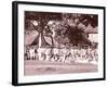 La Fete De Juillet Celebration, Tahiti, Late 1800s-Charles Gustave Spitz-Framed Photographic Print