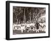 La Fete De Juillet Celebration, Tahiti, Late 1800s-Charles Gustave Spitz-Framed Photographic Print