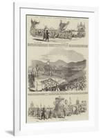 La Fete Des Vignerons, at Vevey-null-Framed Giclee Print