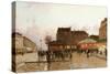 La Fete Forraine a Paris-Luigi Loir-Stretched Canvas