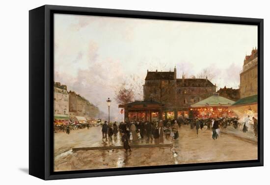 La Fete Forraine a Paris-Luigi Loir-Framed Stretched Canvas