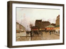 La Fete Forraine a Paris-Luigi Loir-Framed Giclee Print