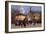 La Fete, Place de la Republique, Paris-Eugene Galien-Laloue-Framed Giclee Print