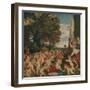 'La Fiesta De Venus', (The Worship of Venus), 1518-1519, (c1934)-Titian-Framed Giclee Print