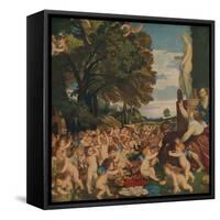 'La Fiesta De Venus', (The Worship of Venus), 1518-1519, (c1934)-Titian-Framed Stretched Canvas