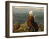 La fileuse, baie de Douarnenez-Jules Breton-Framed Giclee Print