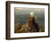 La fileuse, baie de Douarnenez-Jules Breton-Framed Giclee Print