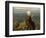 La fileuse, baie de Douarnenez-Jules Breton-Framed Giclee Print