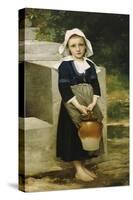 La Fille d'Eau-William Adolphe Bouguereau-Stretched Canvas