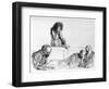 La Fille-Mere, C1870-1930-Jean Louis Forain-Framed Premium Giclee Print
