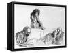 La Fille-Mere, C1870-1930-Jean Louis Forain-Framed Stretched Canvas