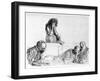 La Fille-Mere, C1870-1930-Jean Louis Forain-Framed Premium Giclee Print