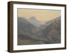 La fin d'un jour-Auguste Baud-bovy-Framed Giclee Print