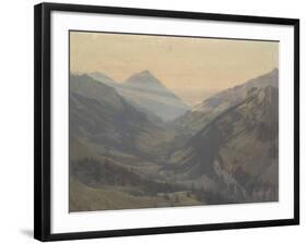 La fin d'un jour-Auguste Baud-bovy-Framed Giclee Print