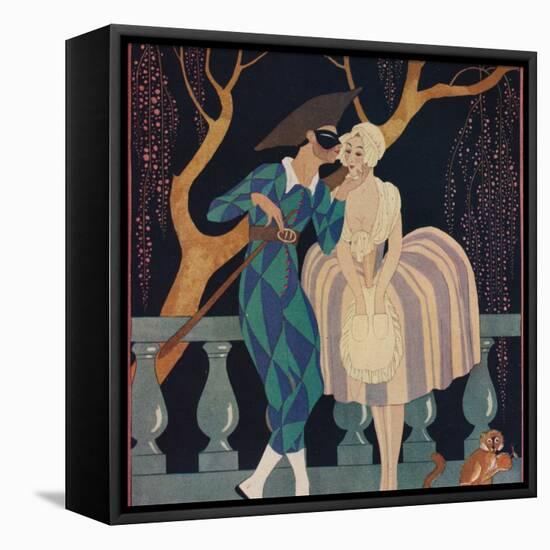 'La Finette', c1927-Georges Barbier-Framed Stretched Canvas