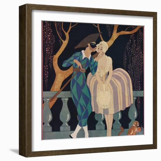 'La Finette', c1927-Georges Barbier-Framed Giclee Print