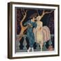 'La Finette', c1927-Georges Barbier-Framed Giclee Print