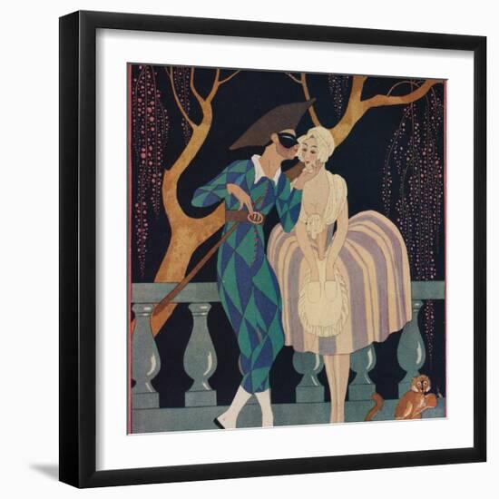 'La Finette', c1927-Georges Barbier-Framed Giclee Print