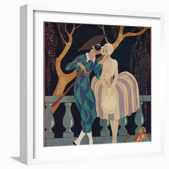 'La Finette', c1927-Georges Barbier-Framed Giclee Print