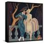 'La Finette', c1927-Georges Barbier-Framed Stretched Canvas