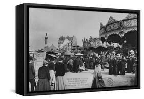 La Foire Du Trône, Place De La Nation, Paris, C.1900-null-Framed Stretched Canvas