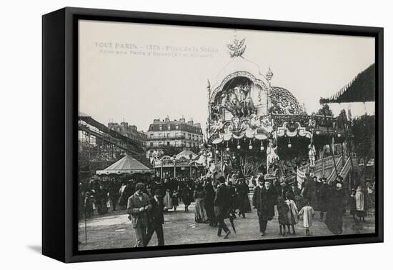 La Foire Du Trône, Place De La Nation, Paris, C.1905-null-Framed Stretched Canvas