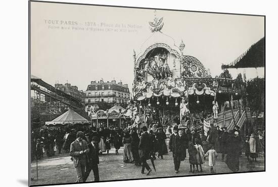 La Foire Du Trône, Place De La Nation, Paris, C.1905-null-Mounted Giclee Print