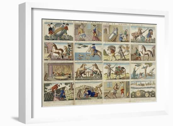 La folie des hommes ou le monde à rebours-null-Framed Giclee Print