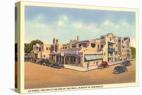 La Fonda Hotel, Santa Fe, New Mexico-null-Stretched Canvas