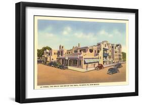 La Fonda Hotel, Santa Fe, New Mexico-null-Framed Art Print