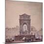 La fontaine des Innocents. Paris (Ier arr.)-Benard-Mounted Giclee Print