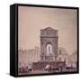 La fontaine des Innocents. Paris (Ier arr.)-Benard-Framed Stretched Canvas