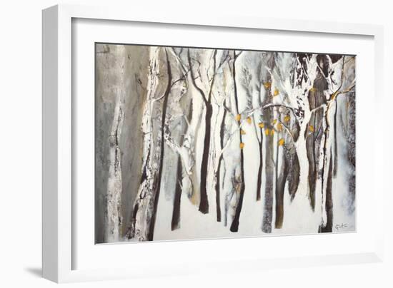 La forêt blanche-Kathleen Cloutier-Framed Art Print