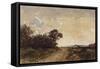 La forêt de Fontainebleau aux environs de Barbizon-Félix Ziem-Framed Stretched Canvas