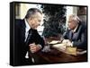 La formule (The Formula) by John G. Avildsen with George C. Scott and Marlon Brando, 1980 (photo)-null-Framed Stretched Canvas