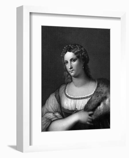 La Fornarina-Raffaello Sanzio-Framed Art Print